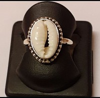 Bague Argent 925 coquillage – Taille 57   Prix : 25,00 Autres tailles sur commande