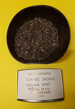 Thé Vert CHINE JASMIN CHUNG HAO   vendu par 100g  14€50