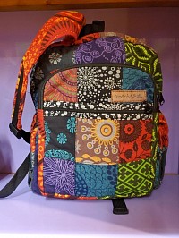 Sac à dos patchwork  coton .