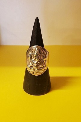 bague argent ganesh protection