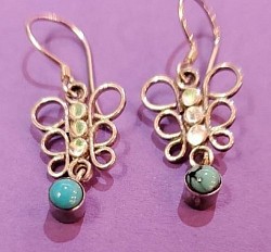 BO ARGENT. TURQUOISE  PRIX 20.00 €