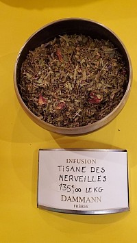Verveine  tilleul rhubarbe framboise & fraise gariguette