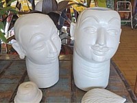 Céramique blanche   Style zen   Vases soliflores