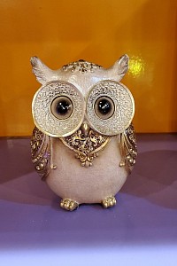 Un regard doré, une présence sage… Ce petit gardien veille avec style et mystère.