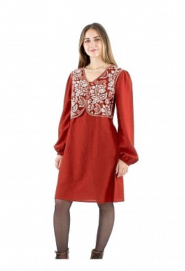 robe boléro vintage broderies