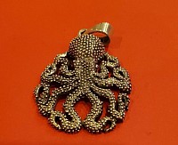 Poulpe   Style marin  Argent 925