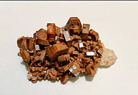 Vanadinite . Maroc Cristaux rouges