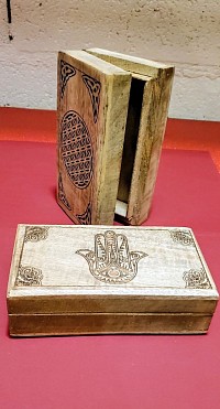 Bois exotique   Main de Fatma   Fleur de Vie