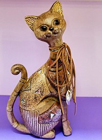 Résine Art Déco & Accents Cuivrés