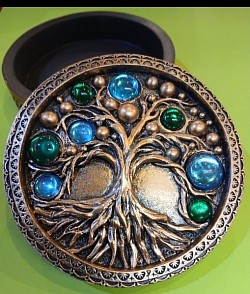 🌳 Coffret Arbre de Vie 📏 10,5 × 3,5 cm — 18,00 €