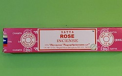 🌹 Satya Rose – Douceur & Détente Parfum floral délicat, idéal pour méditation et relaxation.   ⚖️ 15 g — 2,50 €