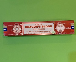 🩸 Satya Dragon’s Blood – Résine & Protection Parfum résineux profond, parfait pour purifier et favoriser la concentration.   ⚖️ 15 g — 2,50 €